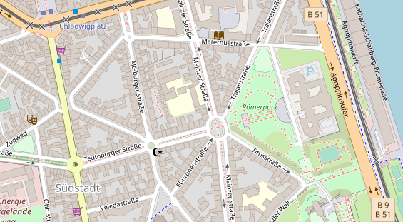 Heilpraktiker auf Satellitenbild