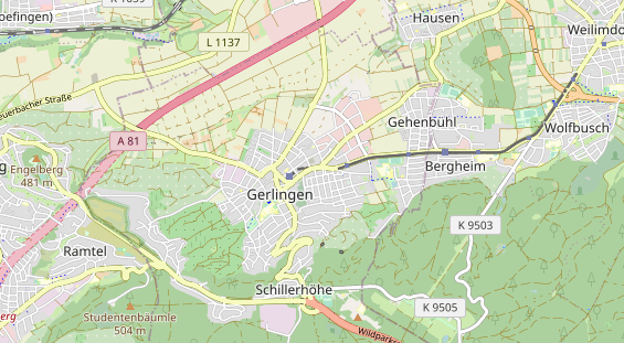 Heilpraktiker auf Karte