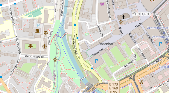 Heilpraktiker auf Satellitenbild