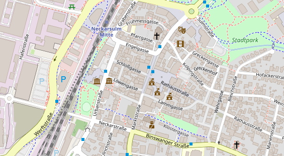 Heilpraktiker auf Satellitenbild
