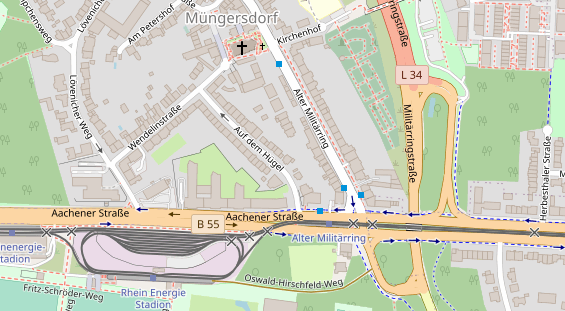 Heilpraktiker auf Satellitenbild