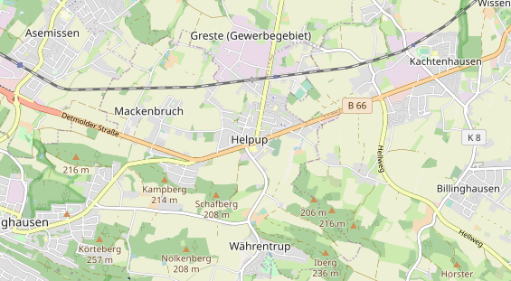 Heilpraktiker auf Karte