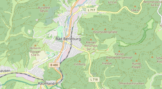 Heilpraktiker auf Karte