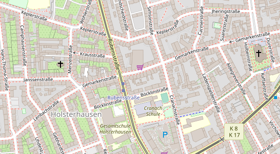 Heilpraktiker auf Satellitenbild