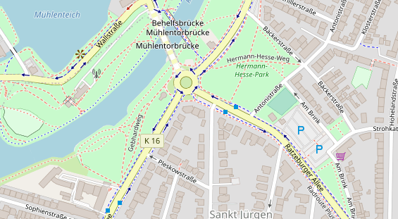 Heilpraktiker auf Satellitenbild