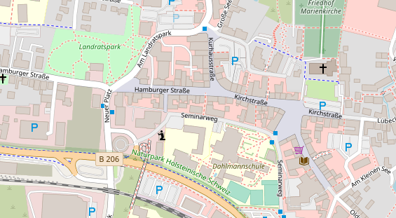 Heilpraktiker auf Satellitenbild