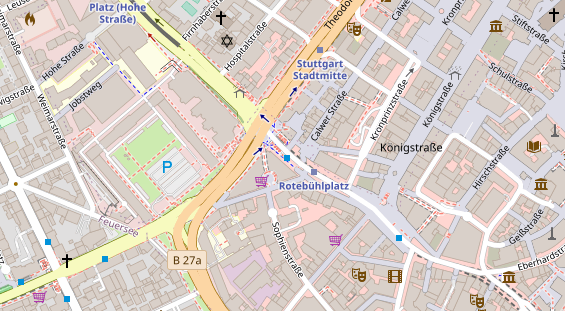 Heilpraktiker auf Satellitenbild