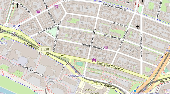 Heilpraktiker auf Satellitenbild