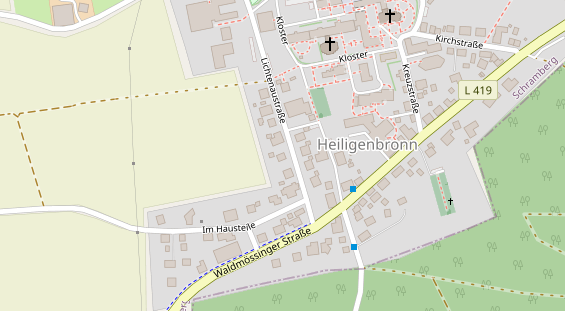 Heilpraktiker auf Satellitenbild