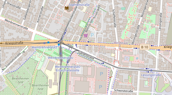 Heilpraktiker auf Satellitenbild