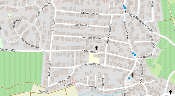 Heilpraktiker auf Satellitenbild