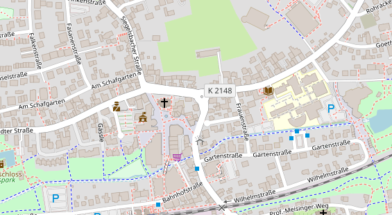 Heilpraktiker auf Satellitenbild