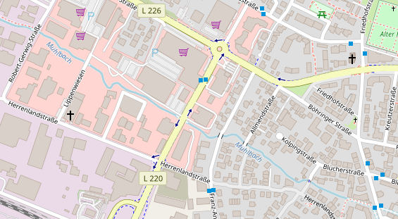 Heilpraktiker auf Satellitenbild