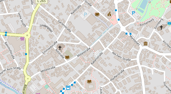 Heilpraktiker auf Satellitenbild