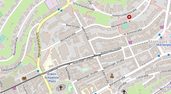 Heilpraktiker auf Satellitenbild