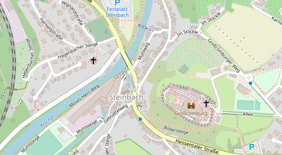 Heilpraktiker auf Satellitenbild