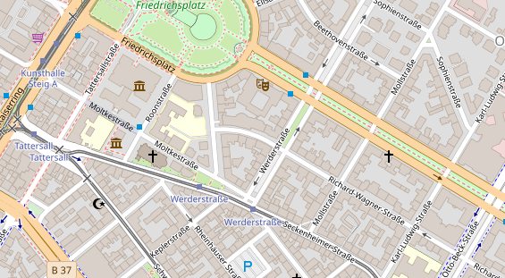 Heilpraktiker auf Satellitenbild