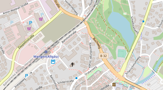 Heilpraktiker auf Satellitenbild