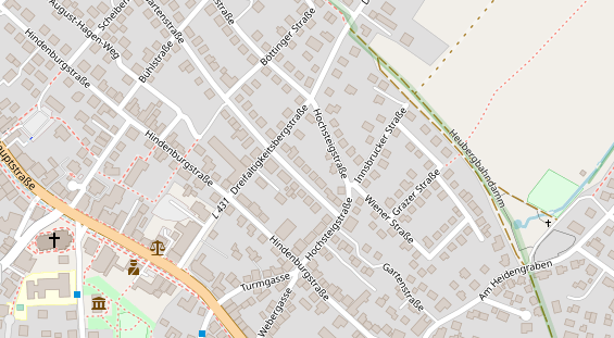 Heilpraktiker auf Satellitenbild