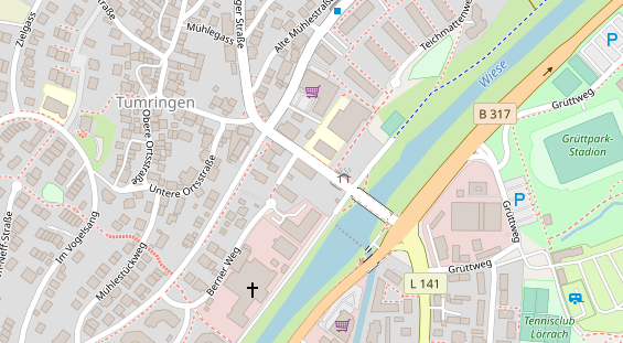 Heilpraktiker auf Satellitenbild