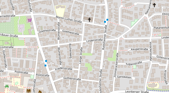 Heilpraktiker auf Satellitenbild