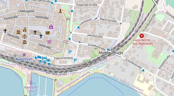 Heilpraktiker auf Satellitenbild