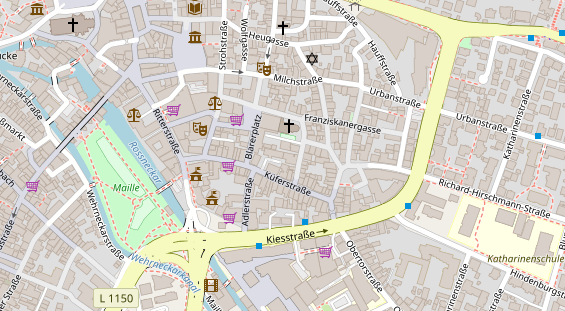 Heilpraktiker auf Satellitenbild