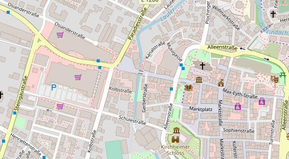 Heilpraktiker auf Satellitenbild