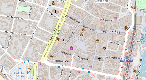 Heilpraktiker auf Satellitenbild