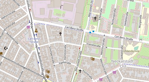 Heilpraktiker auf Satellitenbild