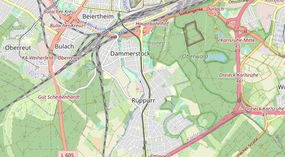 Heilpraktiker auf Karte