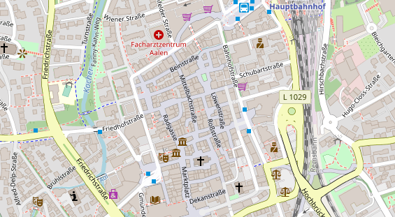 Heilpraktiker auf Satellitenbild