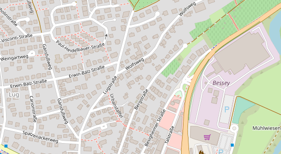 Heilpraktiker auf Satellitenbild