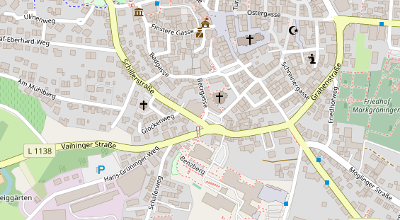 Heilpraktiker auf Satellitenbild