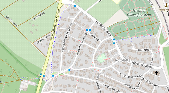 Heilpraktiker auf Satellitenbild