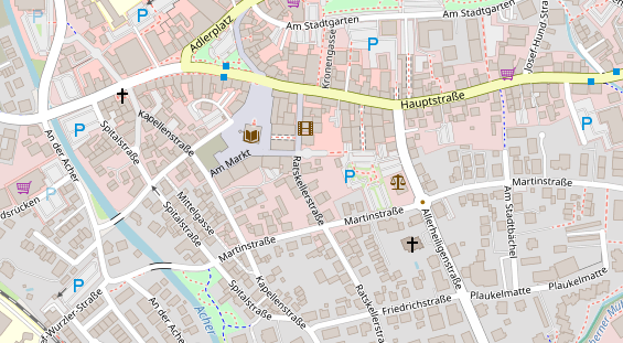 Heilpraktiker auf Karte