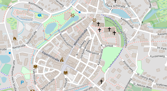 Heilpraktiker auf Satellitenbild