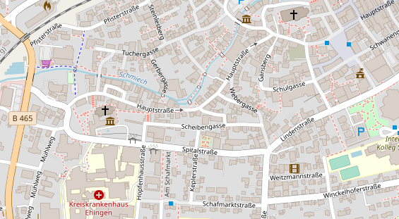 Heilpraktiker auf Satellitenbild