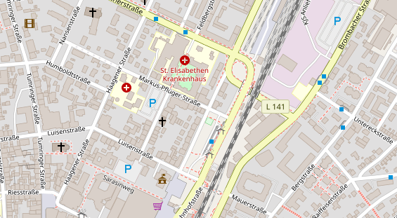 Heilpraktiker auf Satellitenbild