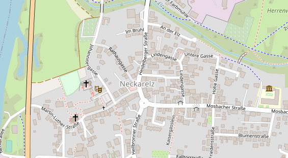 Heilpraktiker auf Satellitenbild