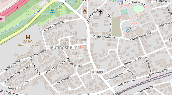 Heilpraktiker auf Satellitenbild