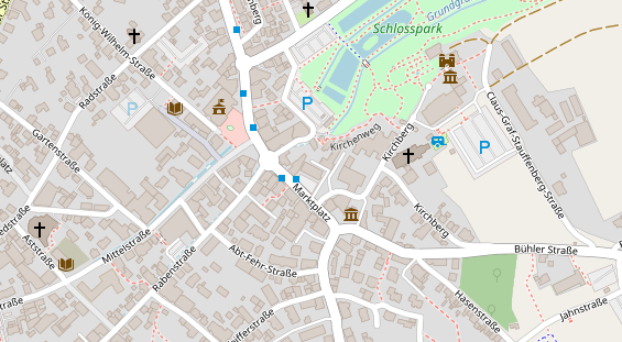 Heilpraktiker auf Satellitenbild