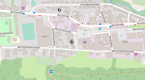 Heilpraktiker auf Satellitenbild