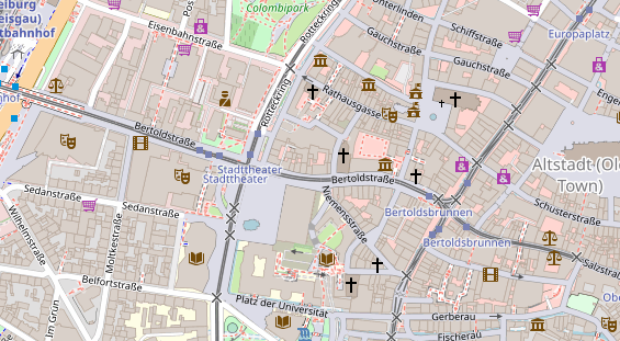 Heilpraktiker auf Satellitenbild