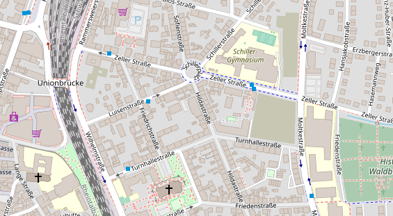 Heilpraktiker auf Satellitenbild