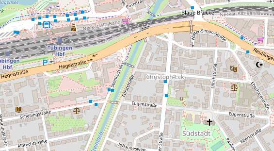 Heilpraktiker auf Satellitenbild