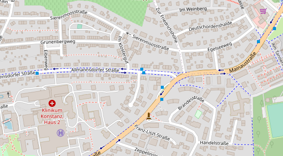 Heilpraktiker auf Satellitenbild