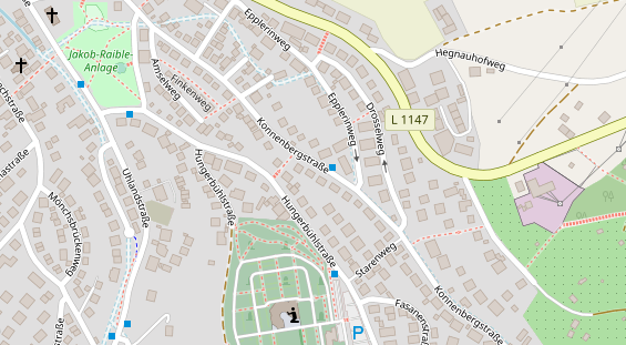 Heilpraktiker auf Satellitenbild