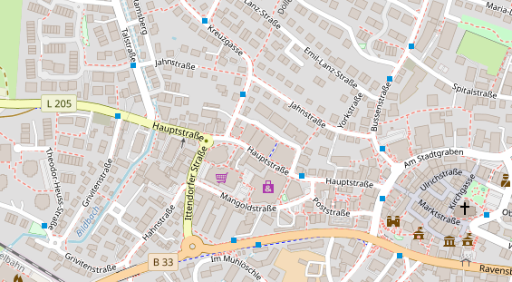 Heilpraktiker auf Satellitenbild