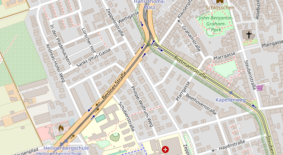 Heilpraktiker auf Satellitenbild